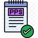 Verified File Business Icon