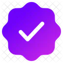 Verified Badge Check Mark Icon