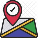 Verified Address Verified Location Map Icon