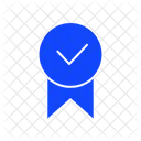 Blue verified badge icon vector. Tick, check mark sign symbol of social  media profile 14029612 Vector Art at Vecteezy