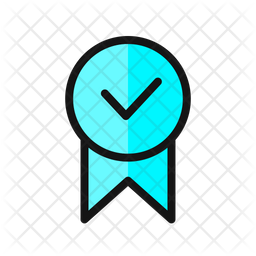 Blue verified badge icon vector. Tick, check mark sign symbol of social  media profile 14029612 Vector Art at Vecteezy