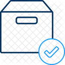 Verified Box Verified Package Checked Parcel Icon
