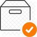 Verified Box Verified Package Checked Parcel Icon