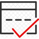 Verified Browser Browser Checkmark Icon