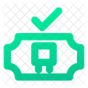 Verified bus ticket  Icon