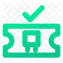 Verified bus ticket  Icon
