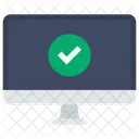 Computer Verified Business Icon