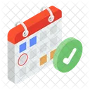 Verified Calendar Schedule Timetable Icon