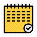 Verified Calendar  Icon