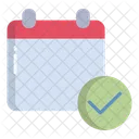 Artboard Verified Calender Verified Events Icon