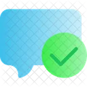 Verified Chat Succes Icon