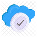Verified Cloud Approved Cloud Cloud Technology Icon