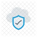 Verified Cloud Protection Cloud Icon