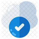 Verified Cloud Approved Cloud Cloud Technology Icon