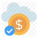 Verified Cloud Money Icon