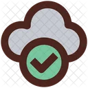 Verified Cloud Storage Cloud Accessible Cloud Storage Icon