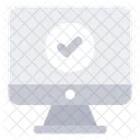 Verified Computer Verification Icon