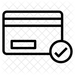 검증된 신용카드  아이콘