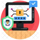 Password Protection Verified Cybersecurity Profile Password Icon