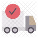 Verified Delivery Truck  Icon