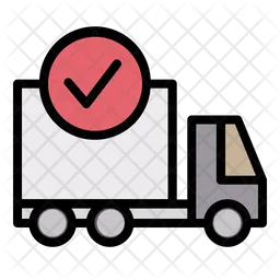 Verified Delivery Truck  Icon