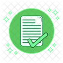 Verified Document Paper Check Icon