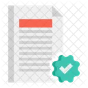 Verified Document  Icon