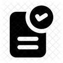 Verified Document  Icon