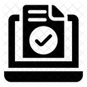 Verified Document Approved Sheet Checked Sheet Icon