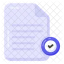 Verified Document Approved Document Verified Paper Icon