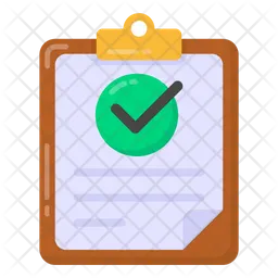 Verified Document  Icon