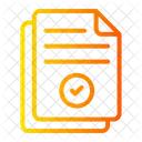 Verified Document  Icon