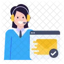 Web Mail Verified Email Customer Support Icon
