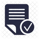 Verified File Check File Verified Document Icon