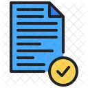 Verified File Verified Document Verified Icon