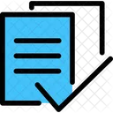 Verified File Document File Icon