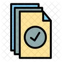 Verified File Document File Icon