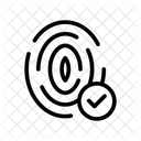 Thumbprint Scanner Done Icon