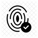 Thumbprint Scanner Done Icon