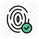 Thumbprint Scanner Done Icon