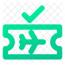 Verified flight ticket  Icon