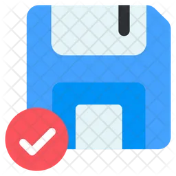 Verified Floppy  Icon