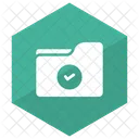 Verified Folder Document File Icon