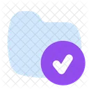 Verified Folder Verified Approved Icon