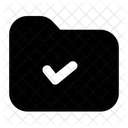 Verified Dossier File Folder Approve Folder Icon