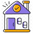 Verified Home House Verified House Icon