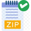 Verified File Business Icon