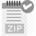 Verified File Business Icon