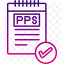 Verified File Business Icon