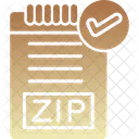 Verified File Business Icon